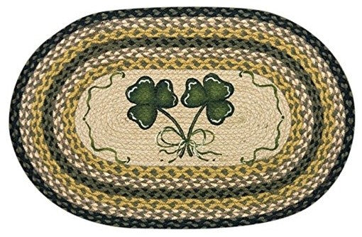Earth Rugs OP-116 Shamrock Oval Patch 20" x 30"