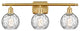 Innovations 516-3W-SG-G1215-6 3 Light Bath Vanity Light, Satin Gold
