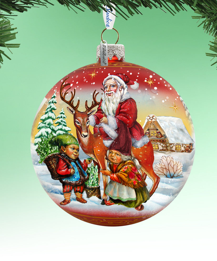 Vintage Sleight Ride In Red Le Ornament