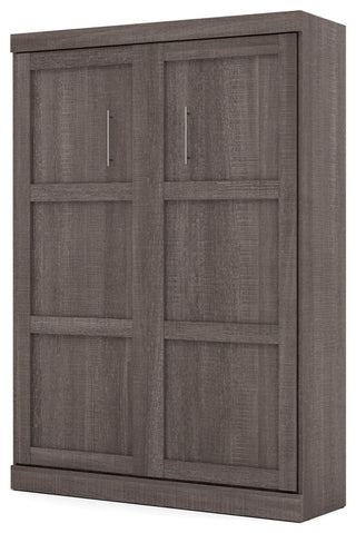 Pur Queen Wall bed in Bark Gray