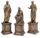 Bronze Finish - Greek Plato Socrates Aristotle Statues