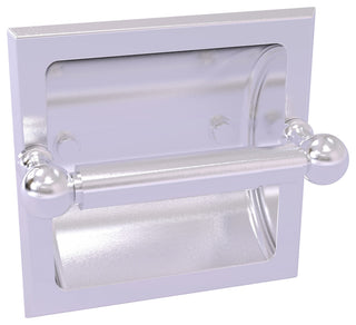 Dottingham Recessed Toilet Paper Holder, Satin Chrome