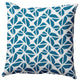 Kaleidoscope Graffiti Accent Pillow, Unreal Teal, 16"x16"