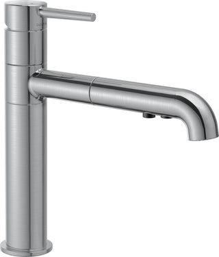 Delta Trinsic Single Handle Pull-Out Kitchen Faucet, Arctic Stainless