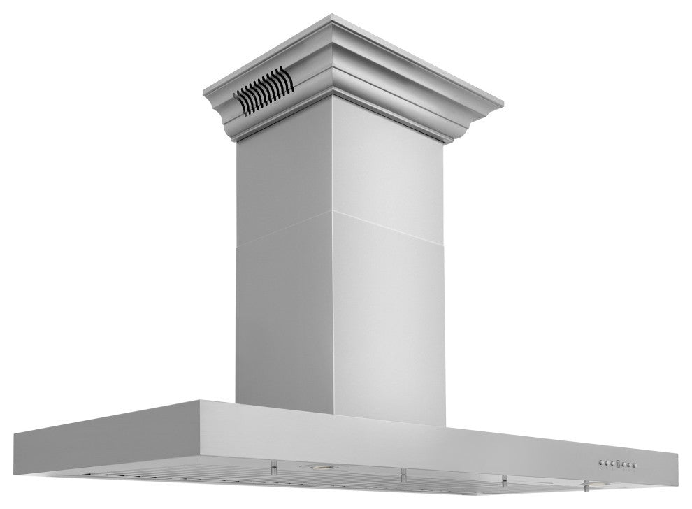 ZLINE 48" Ducted Vent Wall Mount Range Hood With Built-in CrownSound