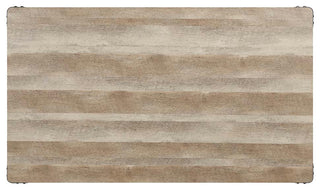 Acme Edina Dining Table, Oak & Sandy Black Finish