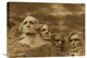 "Mount Rushmore National Monument, South Dakota - Sepia" Artwork, 24" x 18"