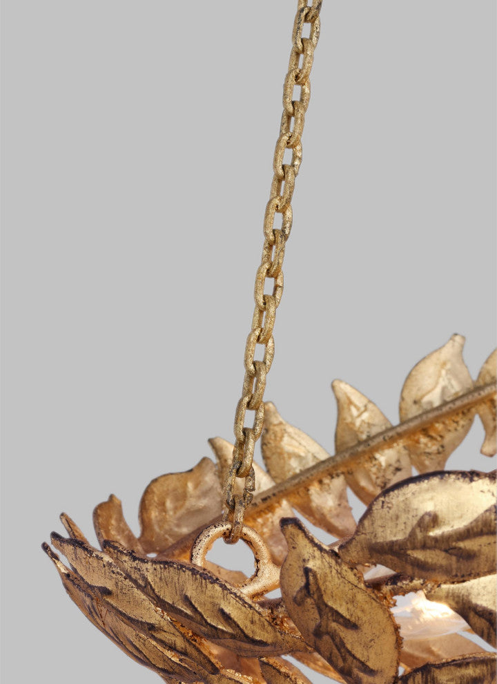 Kelan Small Pendant, Antique Gild