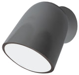 Splash Outdoor Wall Sconce, Gloss Gray, Integrated LED