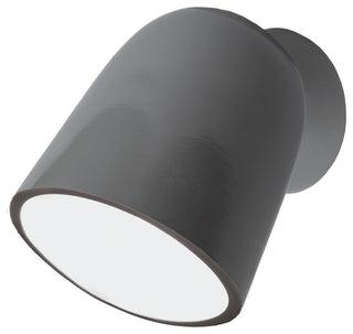 Splash Outdoor Wall Sconce, Gloss Gray, Integrated LED