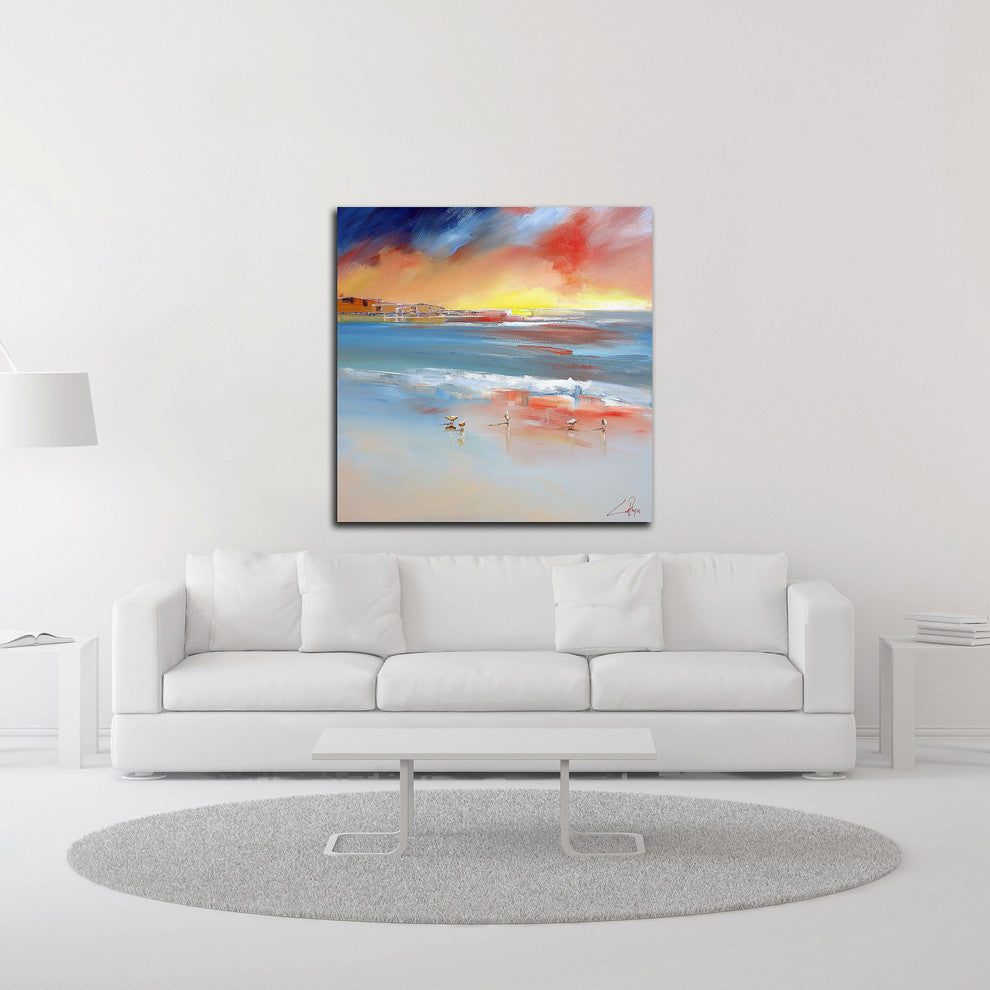 Over the Club by Craig Trewin Penny, Print on Canvas, 24"x24"