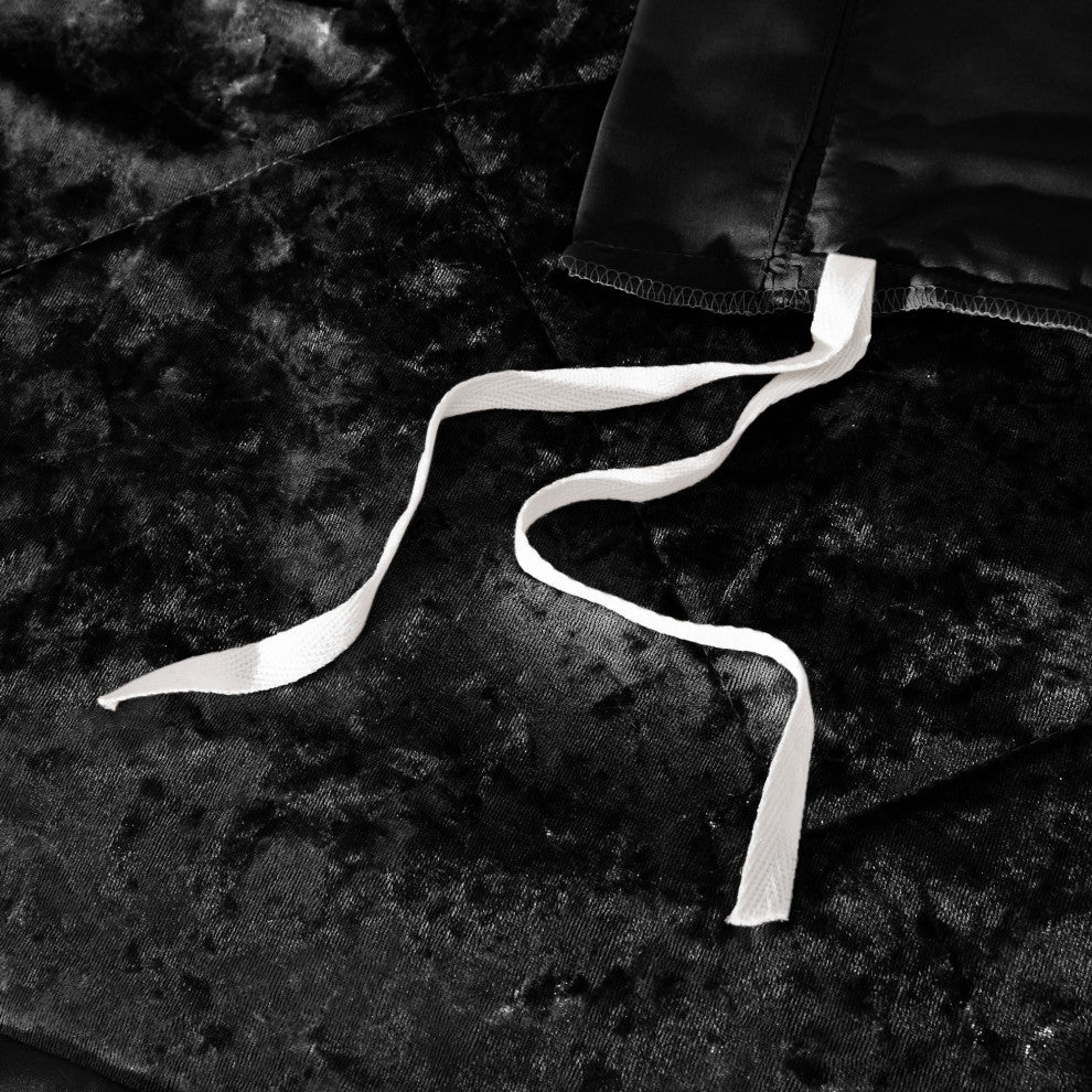 Intelligent Design Felicia Crushed Velvet 4-Piece Comforter Set