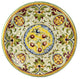 Majolica Medici, Wall Plate With Demedici Five Balls