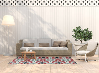 5' x 7' Bombay Spring Chenille Indoor/Outdoor Rug