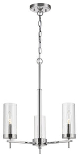 Zire 3-Light Chandelier, Chrome