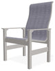 Leeward Sling Outdoor Armchair, Brooks/Warm Gray