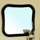 Solid Wood Frame Mirror, Black