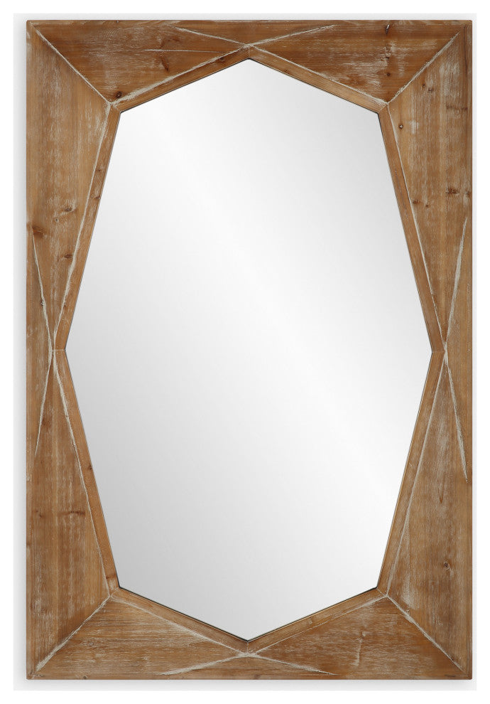 Uttermost 09961 Marquise 35-1/2" W x 52-1/4" H Geometric Framed - Natural Wood