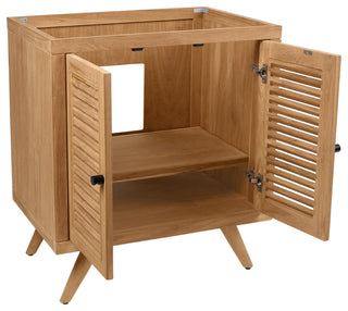 Avanity Harper Vanity Only, Natural Teak, 30"