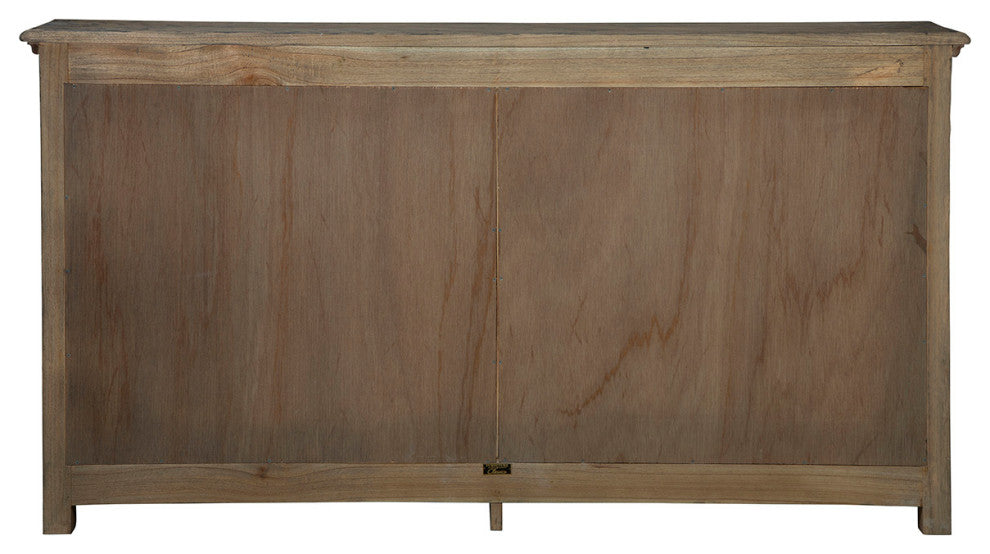 Hughes 64" Wide Sideboard, Distressed Gray Brown