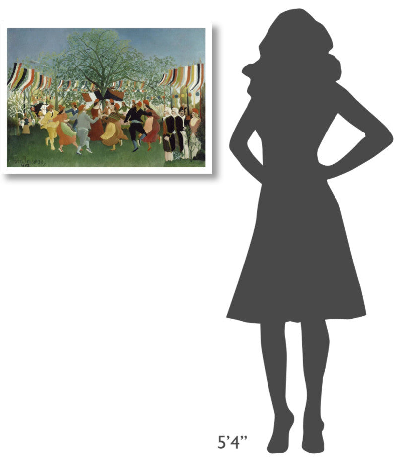 "A Centennial of Independence" Digital Paper Print by Henri Rousseau, 32"x23"