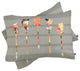 Deny Designs Iveta Abolina Gray Pastel Feathers Pillowcase