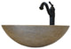Novatto NSFC-BT359ORB Travertine Stone Vessel Sink Set - Oil Rubbed Bronze
