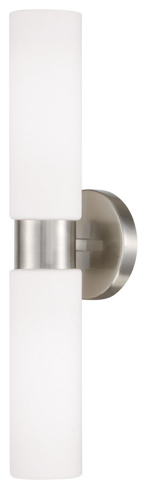 Capital Lighting 652621 Theo 2 Light 5"W Bath Bar - Brushed Nickel