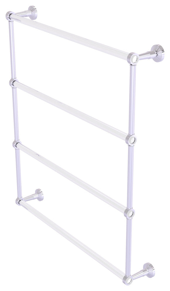 Pacific Beach 4 Tier 30" Ladder Towel Bar, Polished Chrome