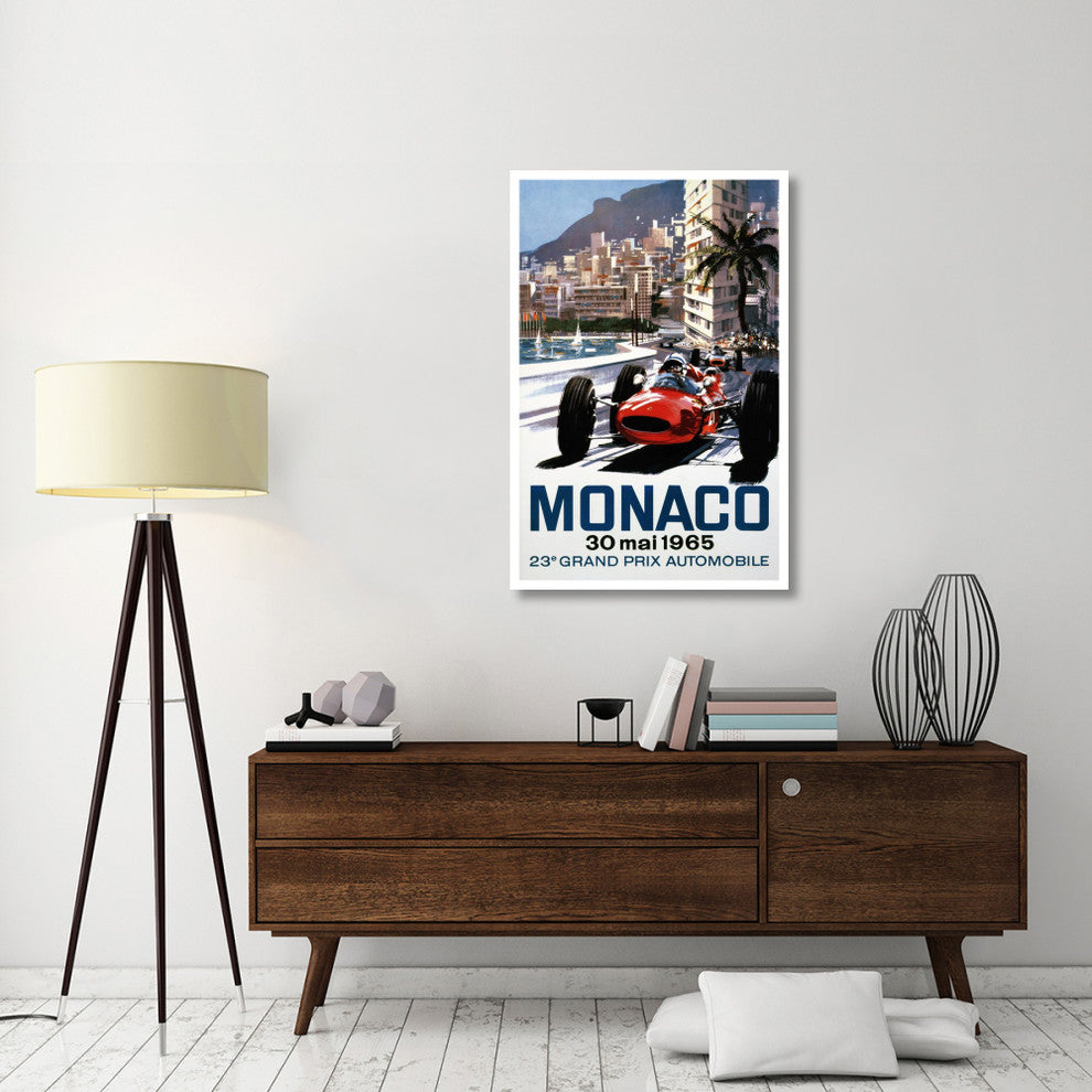 "Monaco Grand Prix 1965" Digital Paper Print by Michael Turner, 31"x46"