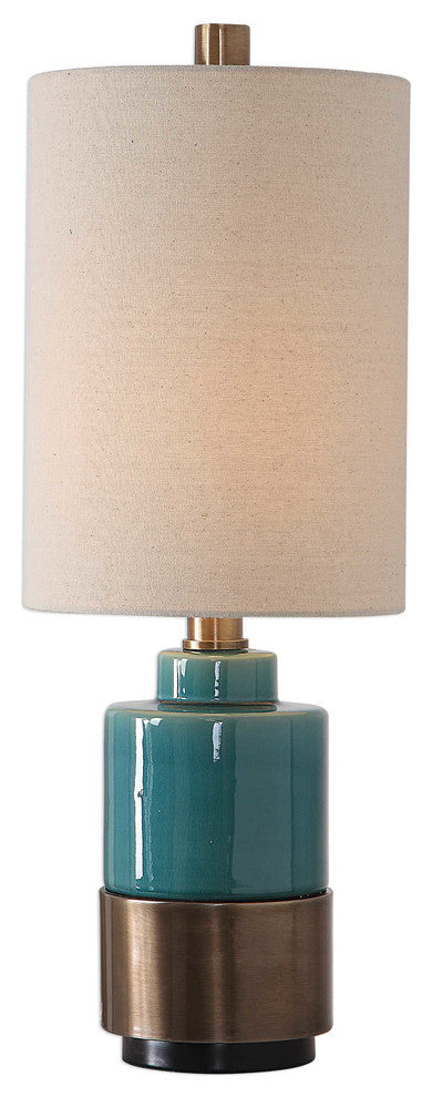 Uttermost Rema Turquoise Table Lamp