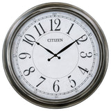 Citizen Cc2048 Outdoor Wall Clock, Black