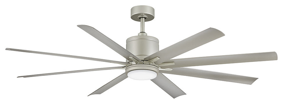 Hinkley Vantage 66" Led Smart Fan, Brushed Nickel