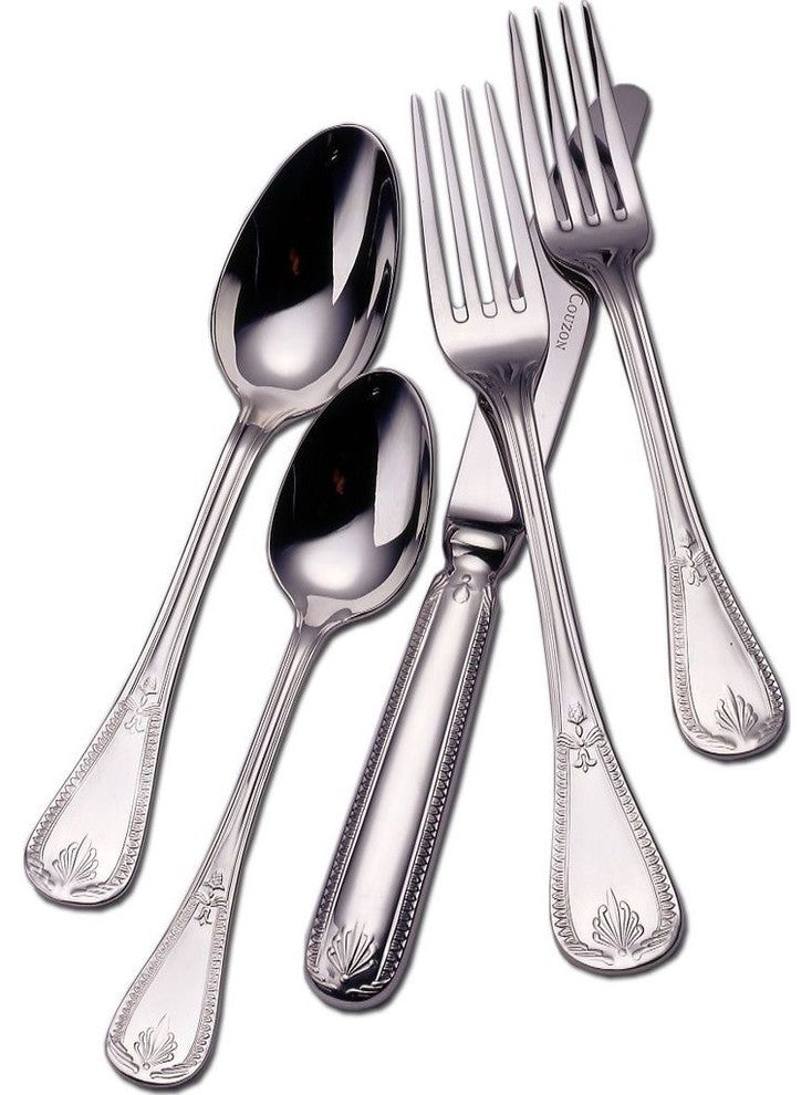 Couzon Consul Five Piece Place Setting, Silver