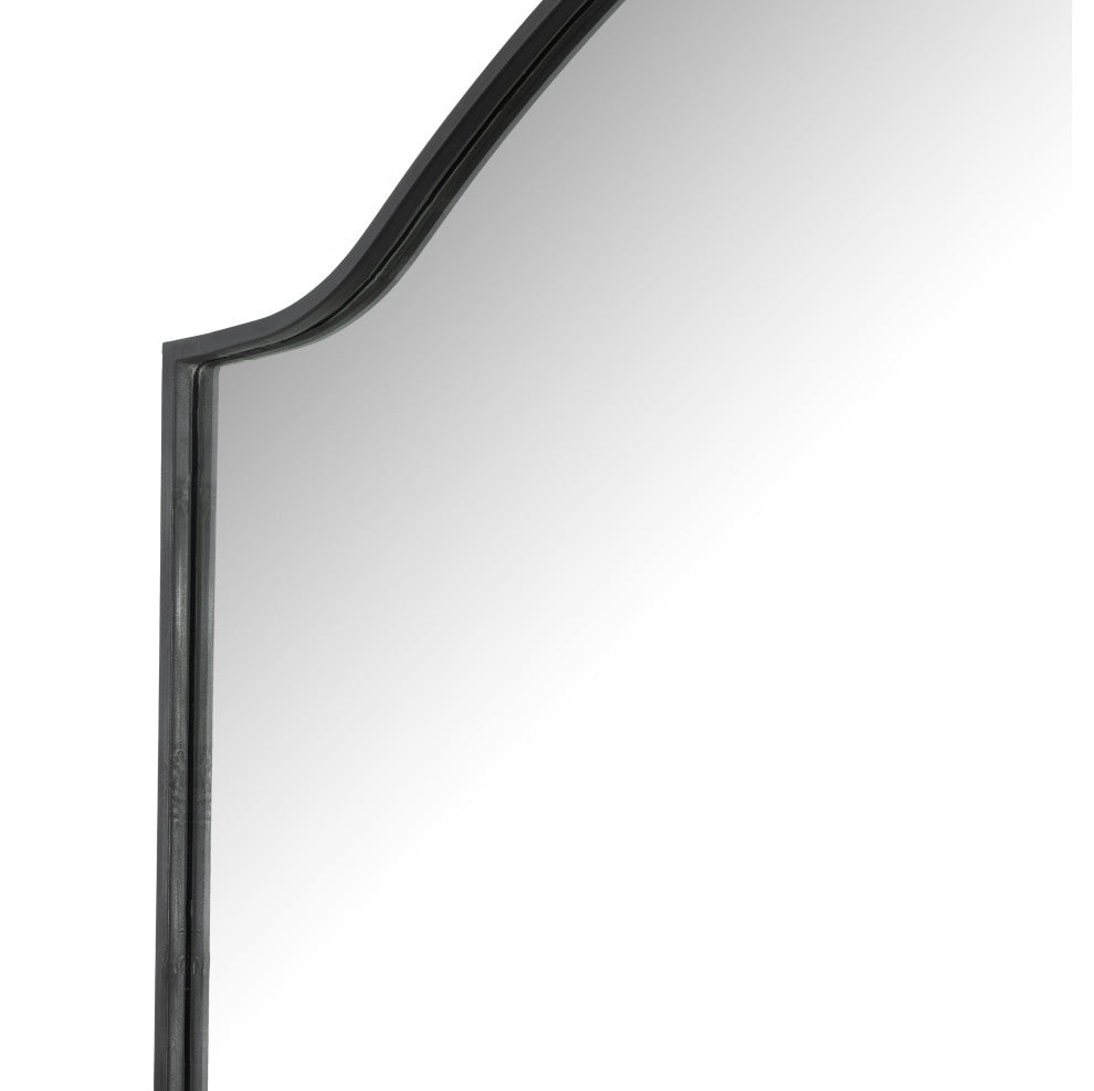 Jacques Floor Mirror-Gunmetal