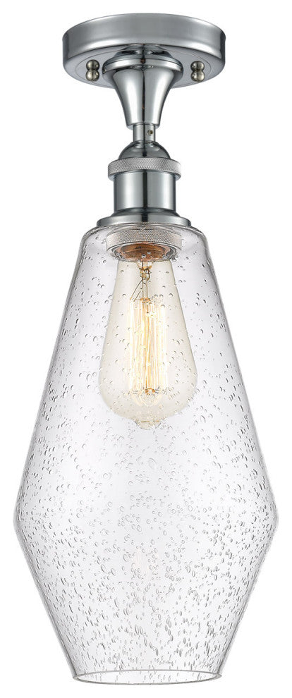 Innovations 516-1C-PC-G654-7-LED 1-Light Semi-Flush Mount, Polished Chrome