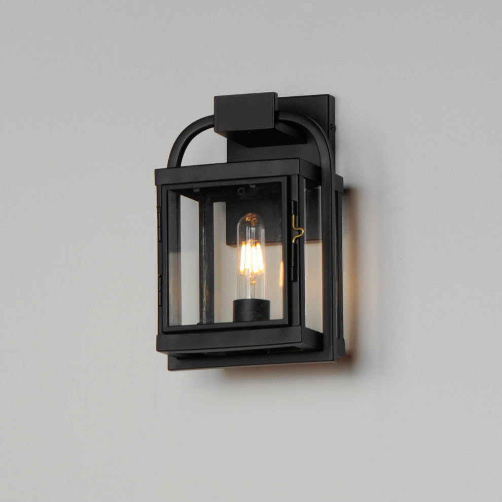 Maxim 30801 Bonham 12" Tall Outdoor Wall Sconce - Black