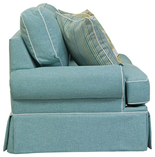 American Furniture Classics 8-040M-S275A Coastal Aqua Series Sleeper Sofa