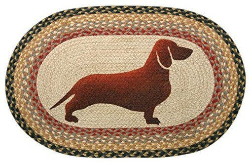 Op 57 Dachshund Oval Patch 20"X30"