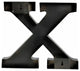 Metal Letter on Raw Metal Finish, 12"