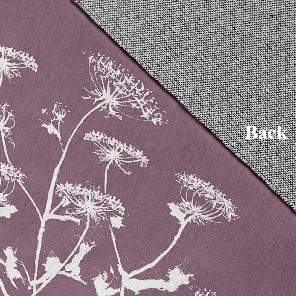 Breezy Wildflower Rug, Purple, 5' Round