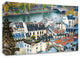 Paris Rooftops by Sonja Quintero, Print on Canvas, 45"x30"