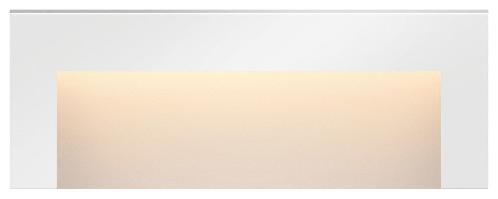 Taper Landscape Brick & Step Light in Satin White