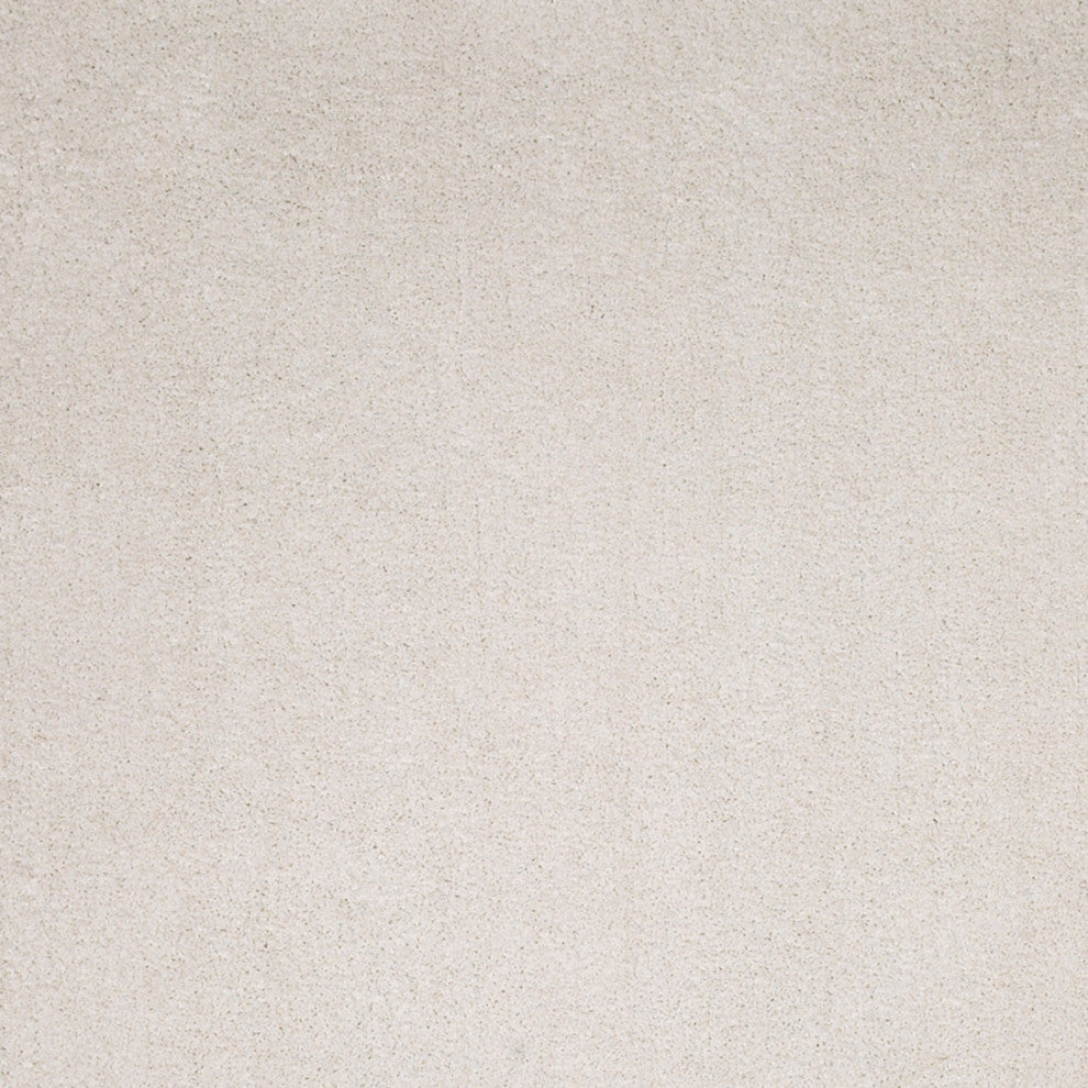 KAS Bliss 1550 Ivory Shag Area Rug, 5' x 7'