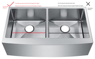 Starstar Sink Protector, Matte Black Stainless Steel, Bottom Grid, 12x11