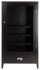 Bordeaux 20-Bottle Wine Cabinet, Espesso