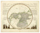 "Die Isothermkurven Der Nordlichen Halbkugel, 1838" Paper Art, 32"x27"