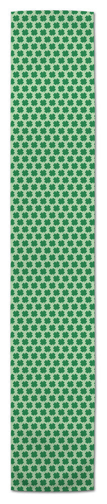 Green Clover Field 16x72 Table Runner