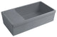 Whitehaus WHQD540 Quatro Alcove 36" Farmhouse Single Basin - Matte Cement