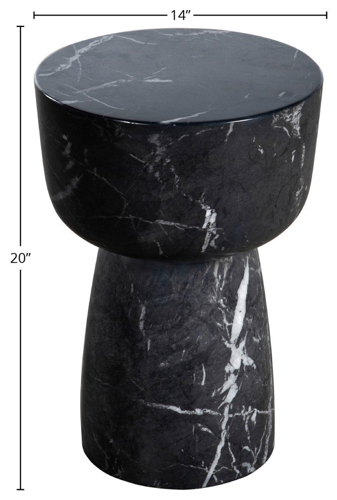 Bristol Side Table, Marble Finish